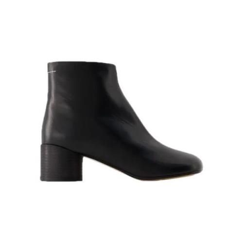 Maison Margiela Läder stvlar Black, Dam