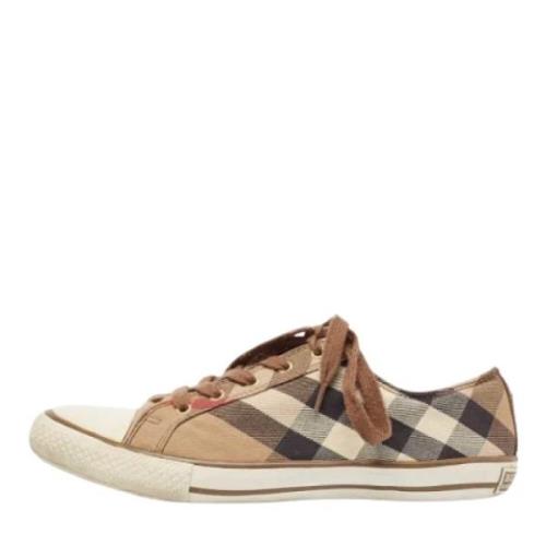 Burberry Vintage Pre-owned Canvas sneakers Multicolor, Herr