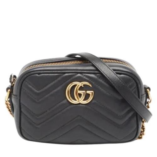 Gucci Vintage Pre-owned Laeder gucci-vskor Black, Dam