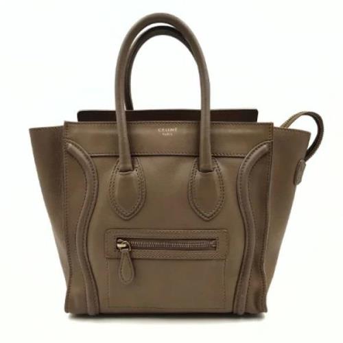 Celine Vintage Pre-owned Laeder totevskor Brown, Dam