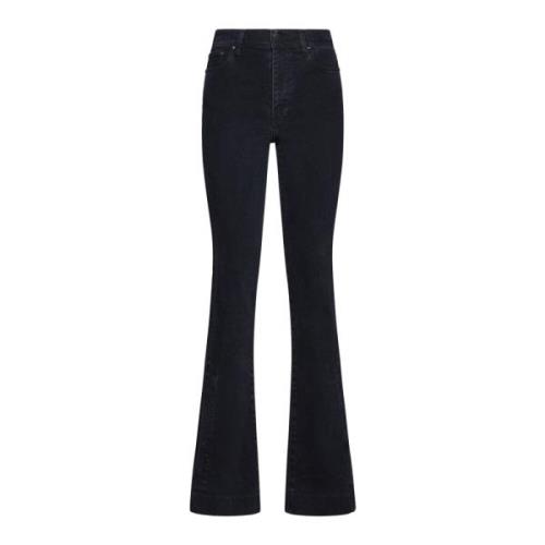 Amiri Svarta Flared Denim Jeans Black, Dam