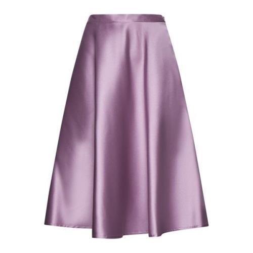 Blanca Vita Lila Kjol 1/2 Ruota F Purple, Dam