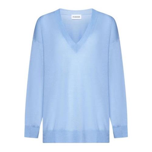 P.a.r.o.s.h. Stiliga Sweaters Kollektion Blue, Dam