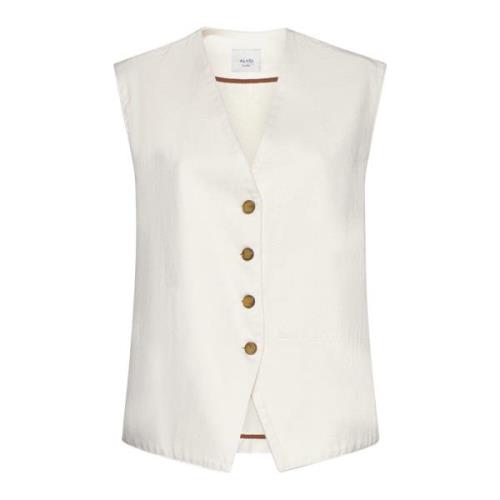 Alysi Elegant Top White, Dam