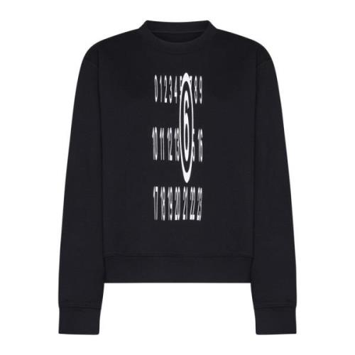 MM6 Maison Margiela Svart Tröja Black, Dam