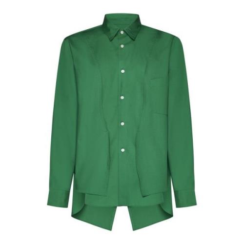 Comme des Garçons Gröna Skjortor Homme Plus Stil Green, Herr