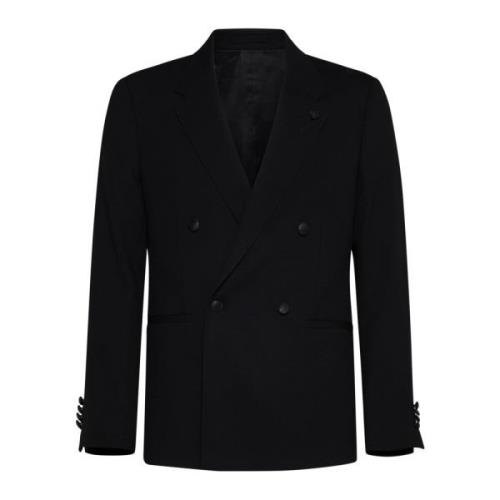 Lardini Svarta Jackor Black, Herr