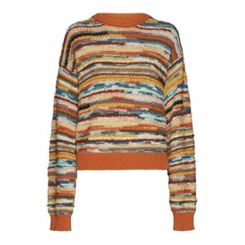 Alanui Chevron MultiColour Sweater Multicolor, Dam