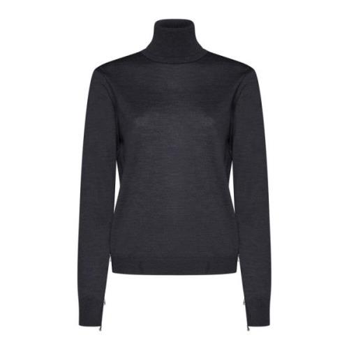 Maison Margiela Grå Turtleneck Sweaters Gray, Dam