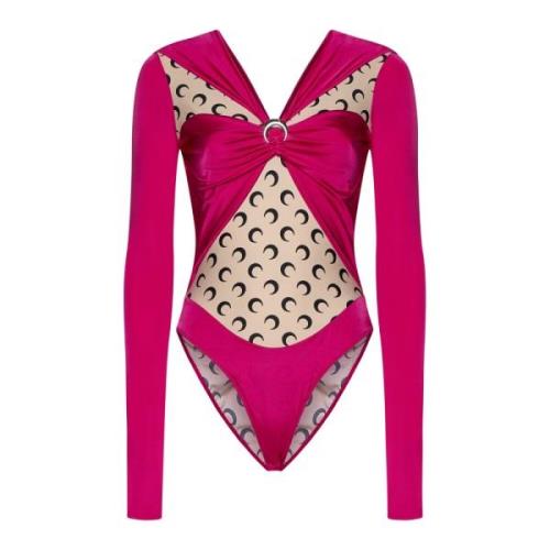 Marine Serre Fuchsia Top Multicolor, Dam