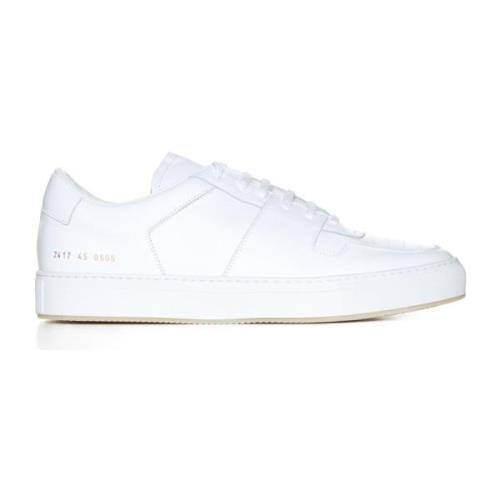 Common Projects Vita Sneakers Klassisk Stil White, Herr