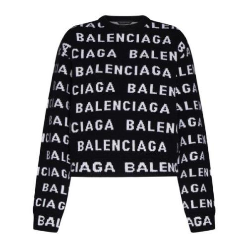 Balenciaga Svarta Tröjor för Män Black, Dam