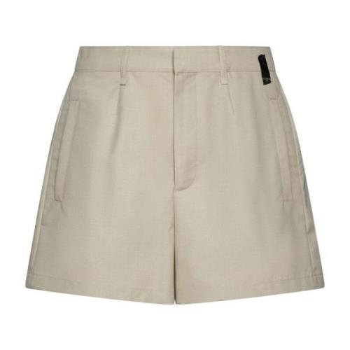 Fendi Snygga Shorts för Kvinnor Beige, Herr