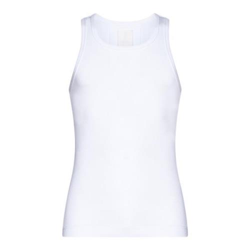 Givenchy Vit Ärmelös Slim Fit Tank Top White, Herr