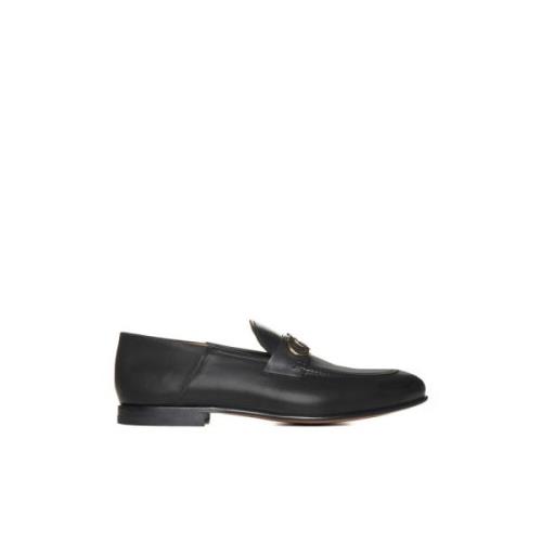 Salvatore Ferragamo Platta Gin Skor Black, Herr