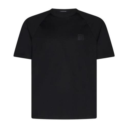 C.p. Company Svart Metropolis T-shirt med perforerad detalj Black, Her...