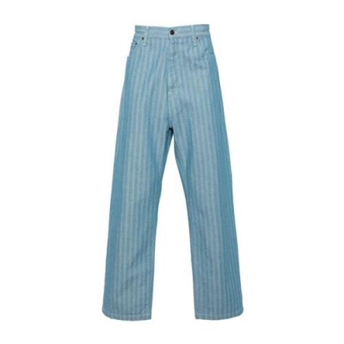 Carhartt Wip Herringbone Denim Tapered Fit Pant Blue, Herr