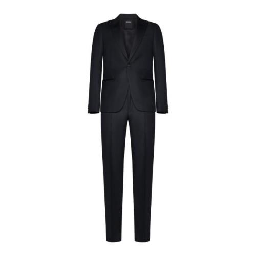 Ermenegildo Zegna Svart Klänning Black, Herr