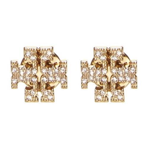 Tory Burch Kira Pave Stud Örhänge Multicolor, Dam