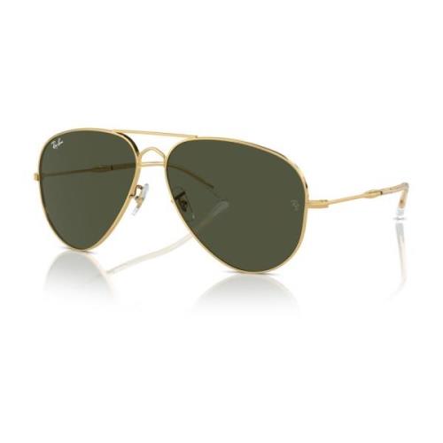 Ray-Ban Old Aviator Solglasögon Blå Lins Yellow, Unisex