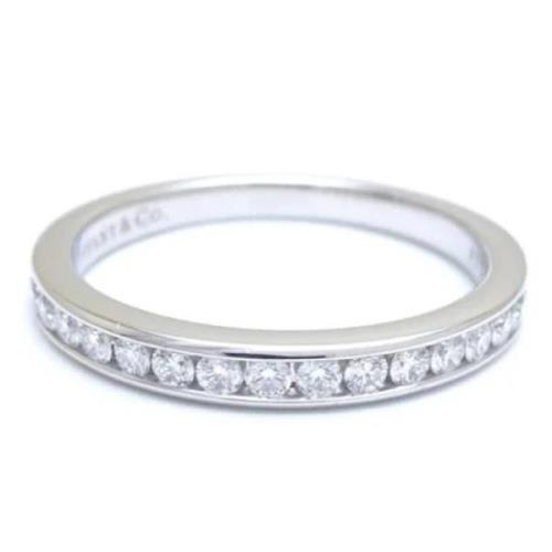 Tiffany & Co. Pre-owned Pre-owned Platina ringar Gray, Dam