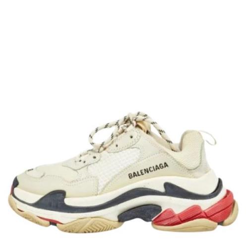 Balenciaga Vintage Pre-owned Laeder sneakers Multicolor, Dam