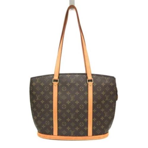 Louis Vuitton Vintage Pre-owned Canvas axelremsvskor Brown, Dam