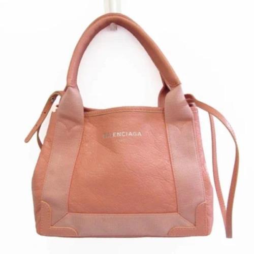 Balenciaga Vintage Pre-owned Canvas handvskor Brown, Dam