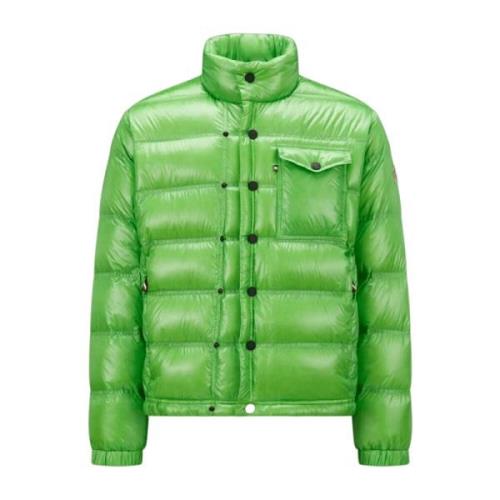 Moncler Kort Pufferjacka Grön Utomhus Green, Herr