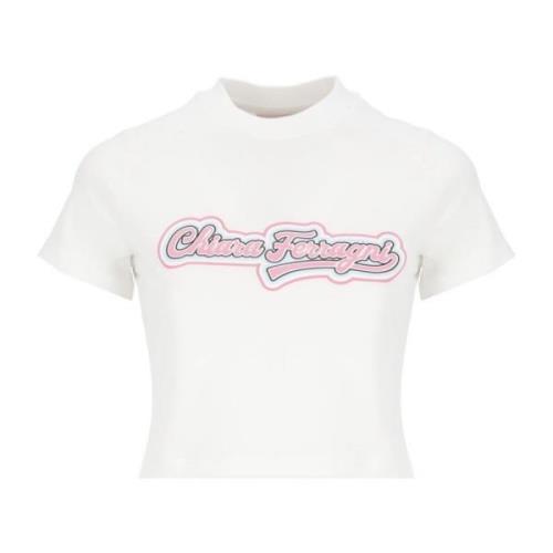 Chiara Ferragni Collection Vita T-shirts och Polos White, Dam