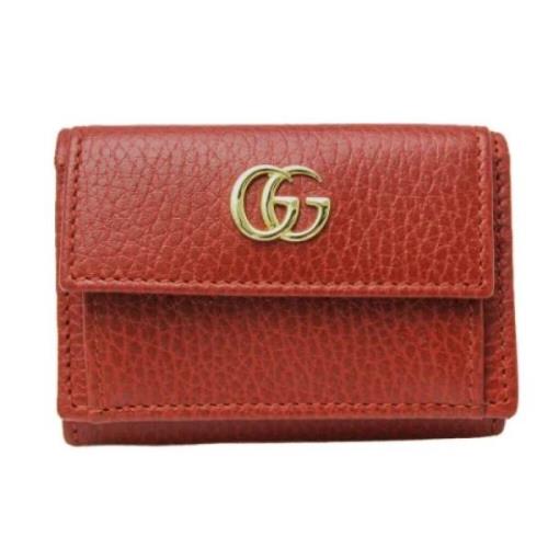 Gucci Vintage Pre-owned Laeder plnbcker Red, Dam