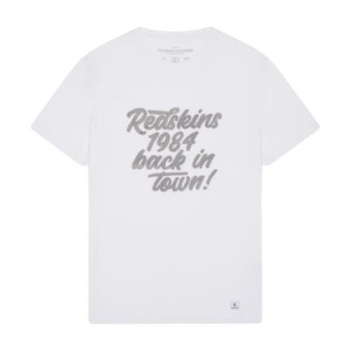 Redskins Broderad Logotyp T-shirt - Vit White, Herr