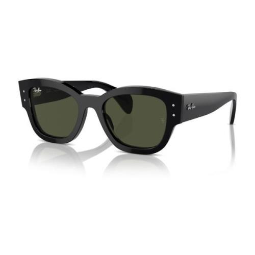 Ray-Ban Fyrkantiga Retro Solglasögon Unisex Modell Black, Unisex