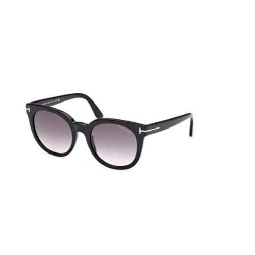 Tom Ford Svart Gradient Rök Solglasögon Black, Dam