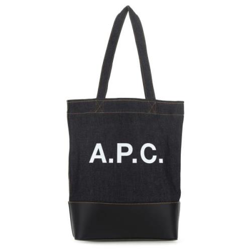 A.p.c. Stilfull Borsa Väska Blue, Dam