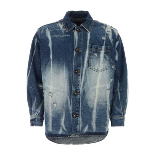 Ader Error Klassisk Denimjacka Blue, Herr