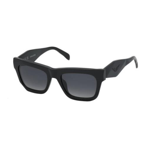 Zadig & Voltaire Svart Gradient Solglasögon Szv367-0700 Black, Dam