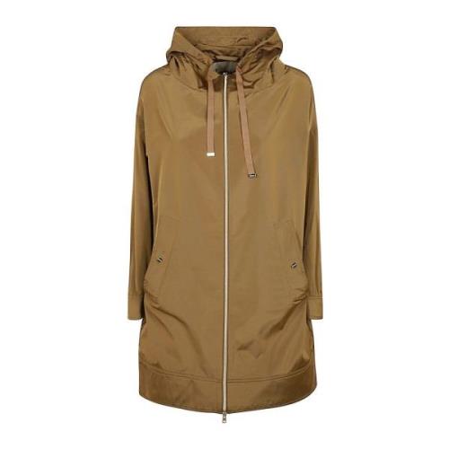 Herno Huvad Parkas Beige, Dam