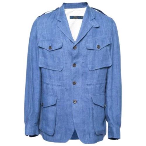 Ralph Lauren Pre-owned Pre-owned Bomull ytterklder Blue, Dam