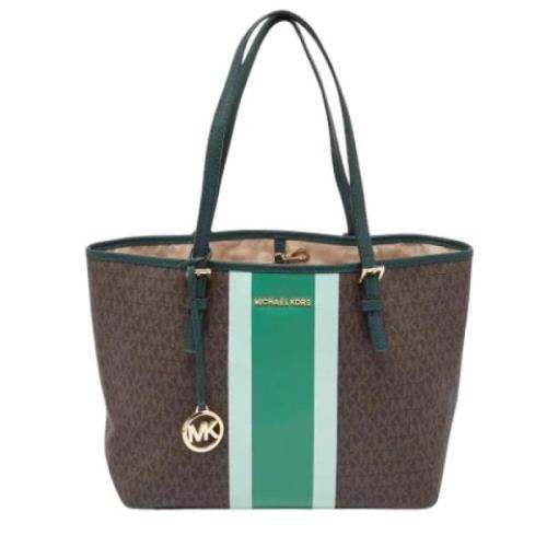 Michael Kors Pre-owned Pre-owned Belagd canvas totevskor Multicolor, D...