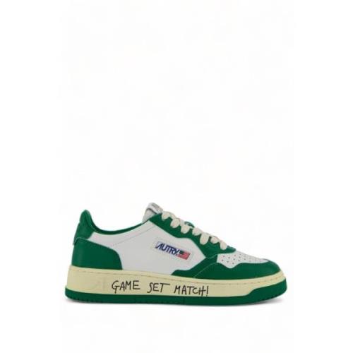 Autry Medalist Game Set Sneakers Vit Grön Multicolor, Herr