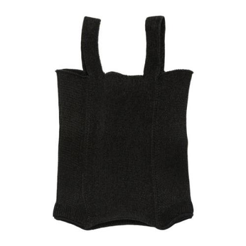 A. Roege Hove Minimalist Square-Shape Totebag Black, Dam