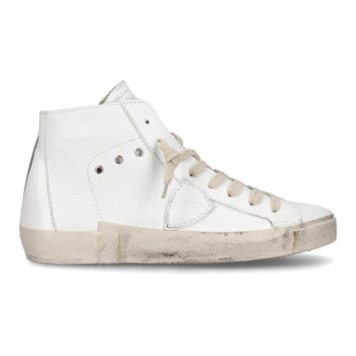 Philippe Model Vintage High Top Sneaker White, Herr