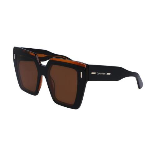 Calvin Klein Solglasögon Ck23502S-002 Svart Ram Black, Dam