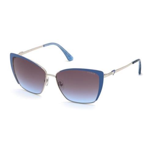 Guess Stiliga solglasögon med blå gradientlins Blue, Dam