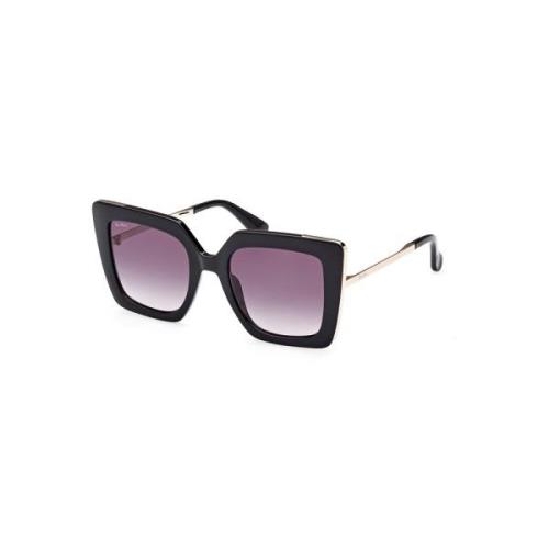 Max Mara Design4-01B Solglasögon Svart Gradient Linser Black, Dam