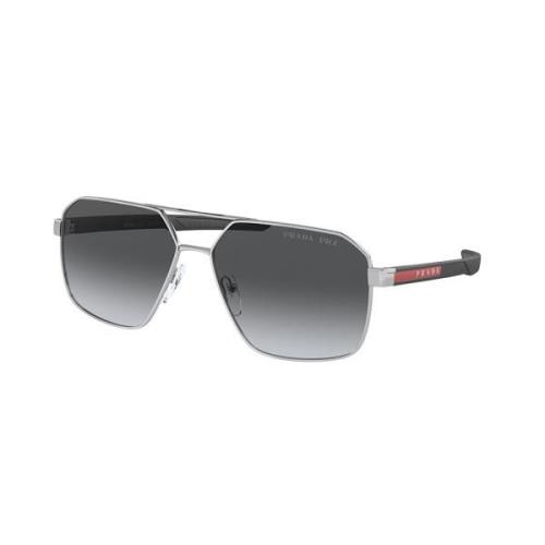 Prada Polariserade Silver Gradient Solglasögon Gray, Herr