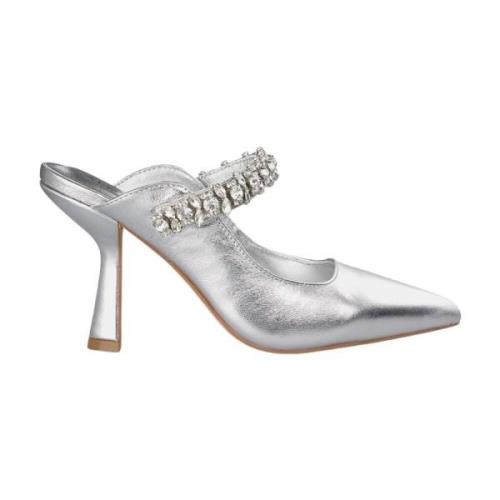 Alma EN Pena Kristall Slingback Sko Gray, Dam