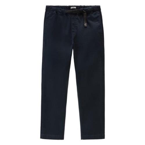 Woolrich Blå Melton Easy Pant Blue, Herr