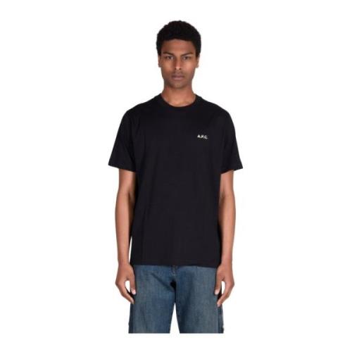 A.p.c. Bomull T-Shirts Black, Herr